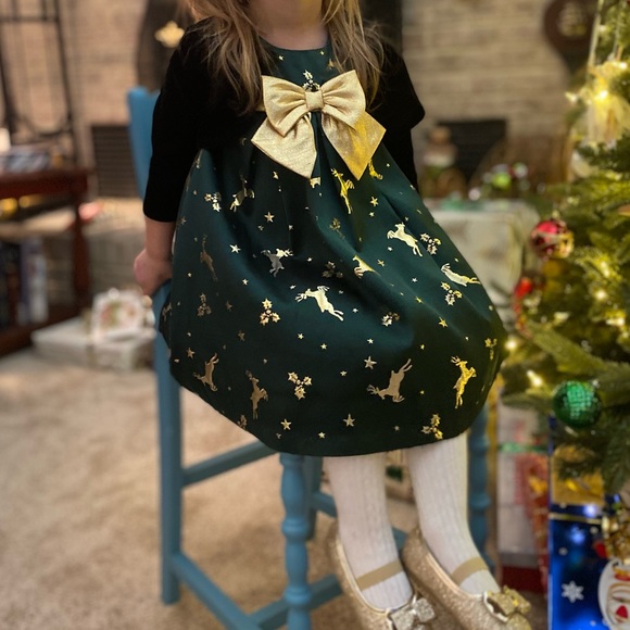 ✨HP✨ Bonnie Jean Rare Holiday Dress Size 24 Months - Picture 6 of 7